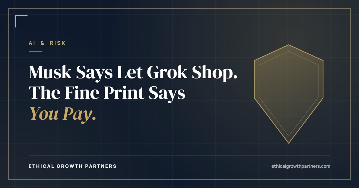 Musk says let Grok shop. The fine print says you pay.